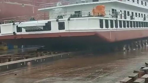 國產船舶順利下水，氣囊技術彰顯科技突破